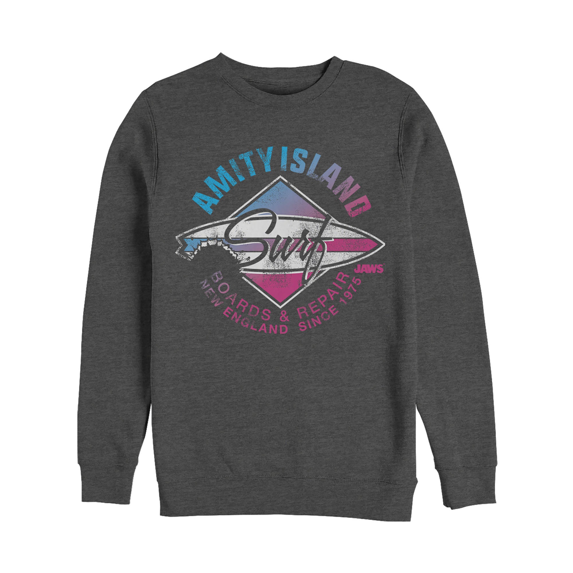 Men's Jaws Amity Island Surfboard Repair Sweatshirt Men's Jaws Amity Island Surfboard Repair Sweatshirt