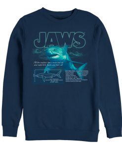 Men’s Jaws Shark Blueprint Sweatshirt