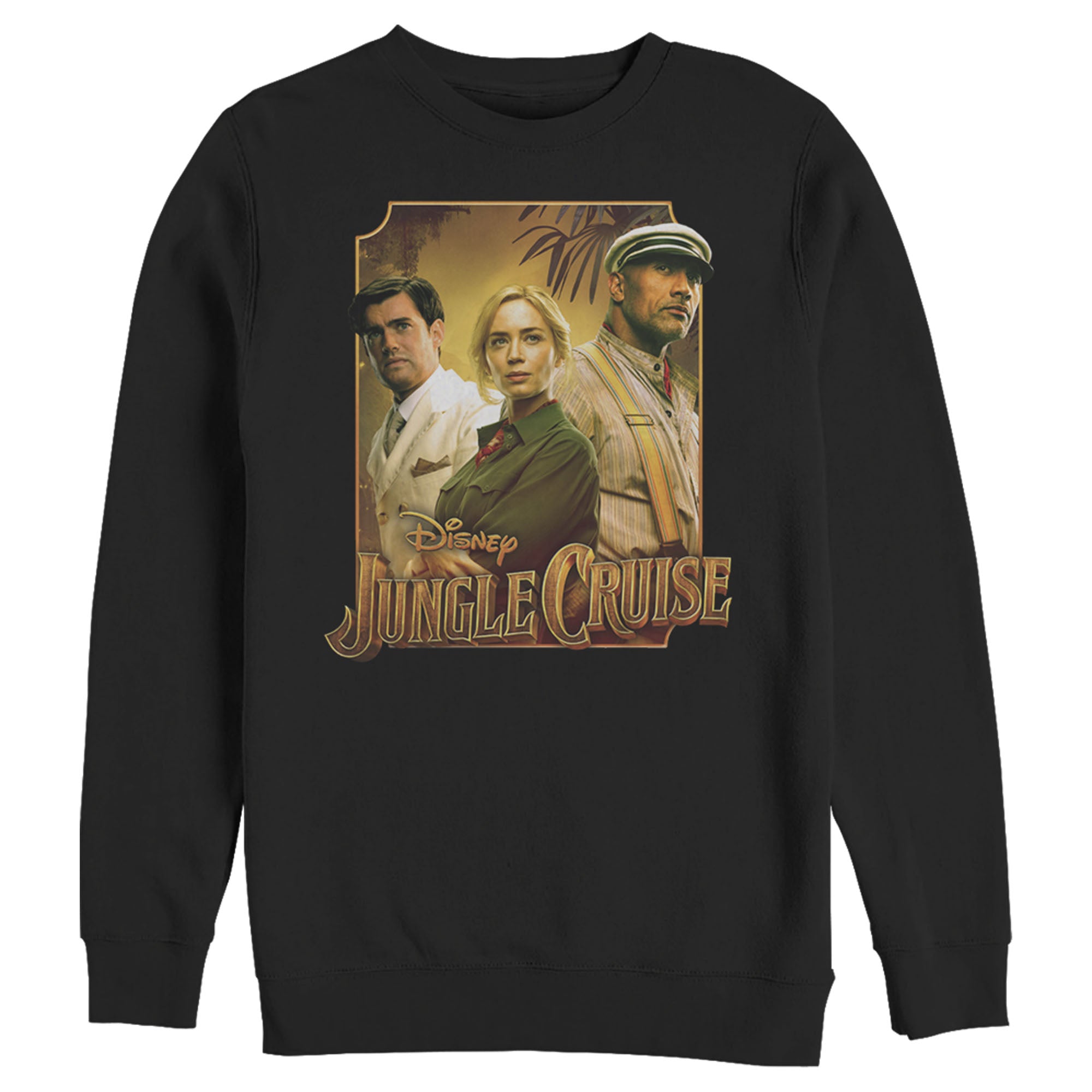 Men's Jungle Cruise Characters Logo Sweatshirt Men's Jungle Cruise Characters Logo Sweatshirt