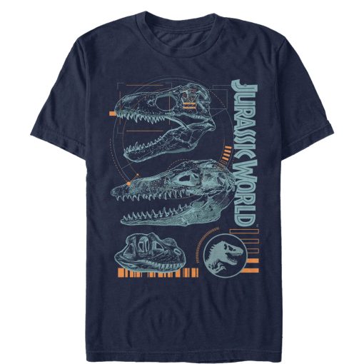 Men’s Jurassic World Fallen Kingdom Fossil Skulls T-Shirt