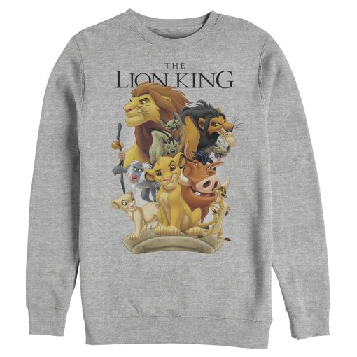 Men’s Lion King Pride Land Characters Sweatshirt