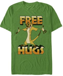 Men’s Lion King Timon Free Hugs T-Shirt