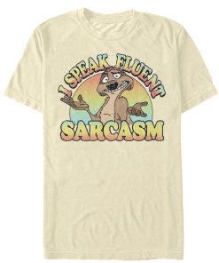 Men’s Lion King Timon Speaks Fluent Sarcasm T-Shirt