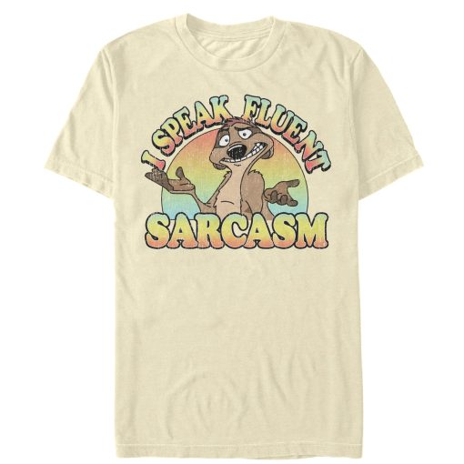 Men’s Lion King Timon Speaks Fluent Sarcasm T-Shirt