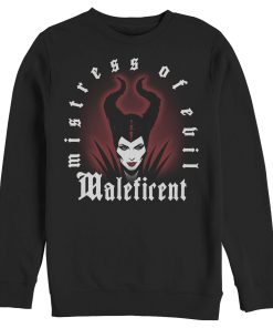Men’s Maleficent Mistress of All Evil Airbrush Silhouette Sweatshirt
