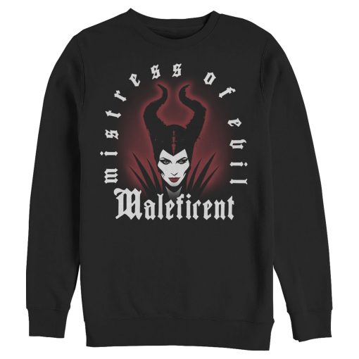 Men’s Maleficent Mistress of All Evil Airbrush Silhouette Sweatshirt