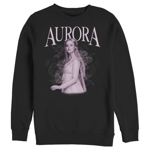 Men’s Maleficent Mistress of All Evil Briar Rose Portrait Sweatshirt