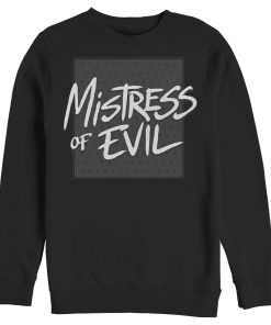 Men’s Maleficent Mistress of All Evil Painted Sign Sweatshirt