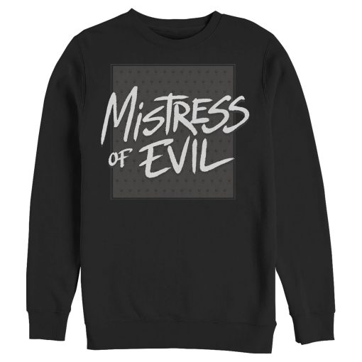 Men’s Maleficent Mistress of All Evil Painted Sign Sweatshirt