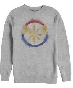 Men’s Marvel Avengers Endgame Smudged Captain Marvel Sweatshirt