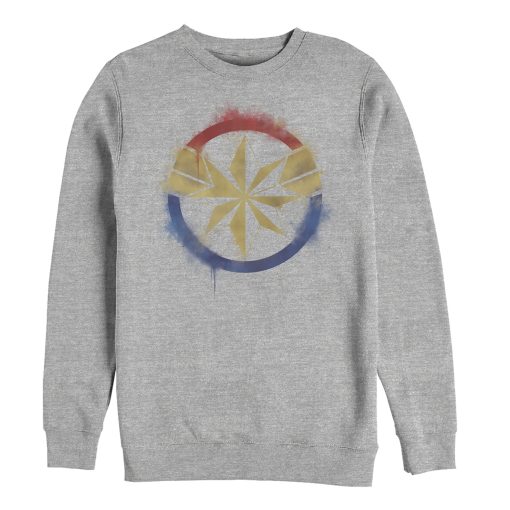 Men’s Marvel Avengers Endgame Smudged Captain Marvel Sweatshirt