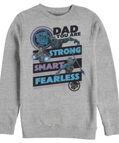 Men’s Marvel Black Panther Dad You Are Strong Sweatshirt