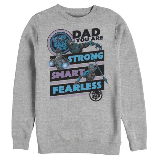 Men’s Marvel Black Panther Dad You Are Strong Sweatshirt