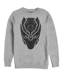 Men’s Marvel Black Panther Ornate Mask Sweatshirt