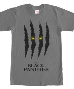Men’s Marvel Black Panther Scratch Print T-Shirt