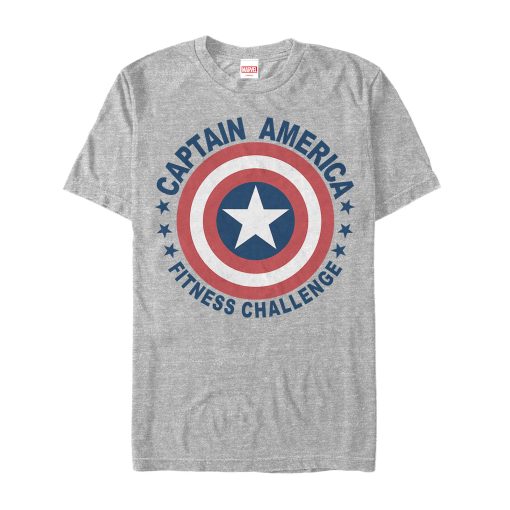 Men’s Marvel Captain America Fitness Shield T-Shirt