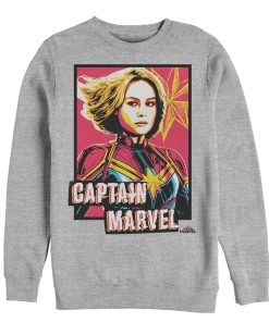 Men’s Marvel Captain Marvel Artistic Portrait Sweatshirt