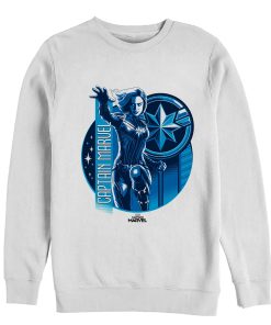 Men’s Marvel Captain Marvel Galactic Hero Pull Over Hoodie