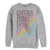 Men’s Marvel Captain Marvel Rainbow Mantra Sweatshirt
