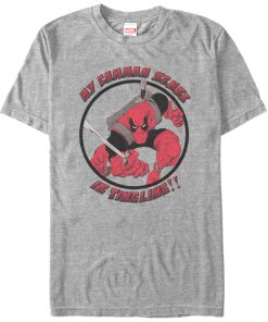 Men’s Marvel Deadpool My Common Sense is Tingling T-Shirt