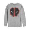 Men’s Marvel Deadpool Reverse Mask Splatter Sweatshirt