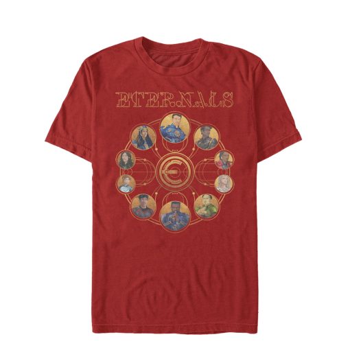 Men’s Marvel Eternals Circular Gold T-Shirt