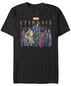 Men’s Marvel Eternals Group Repeating T-Shirt