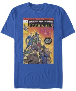 Men’s Marvel Eternals Heroes Comic Book Cover T-Shirt