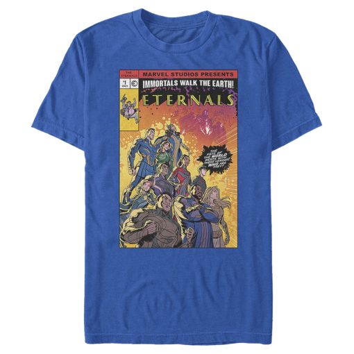 Men’s Marvel Eternals Heroes Comic Book Cover T-Shirt