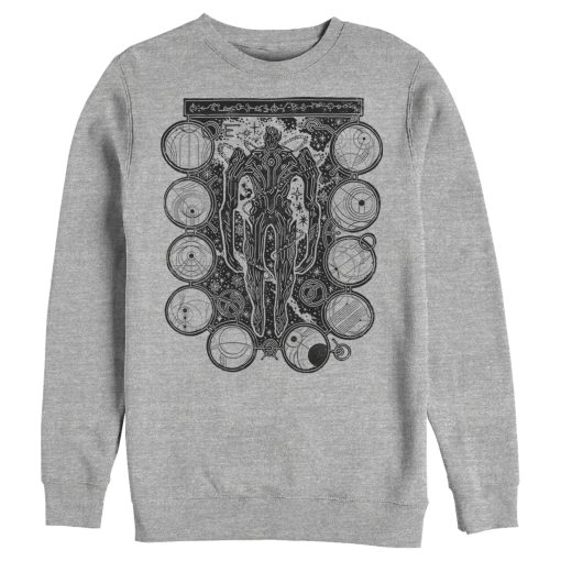 Men’s Marvel Eternals Kro Wood Stamp Circles Sweatshirt