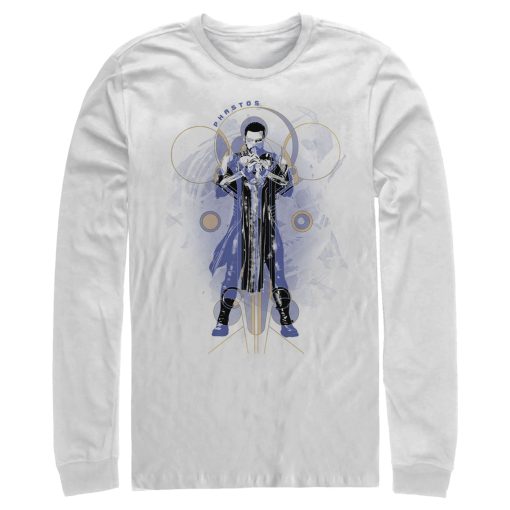 Men’s Marvel Eternals Phastos Circles Long Sleeve Shirt