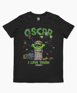Oscar I Love Trash Kids T-Shirt