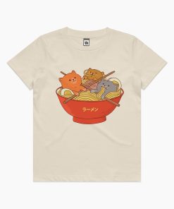 Ramen and Cats Kids T-Shirt