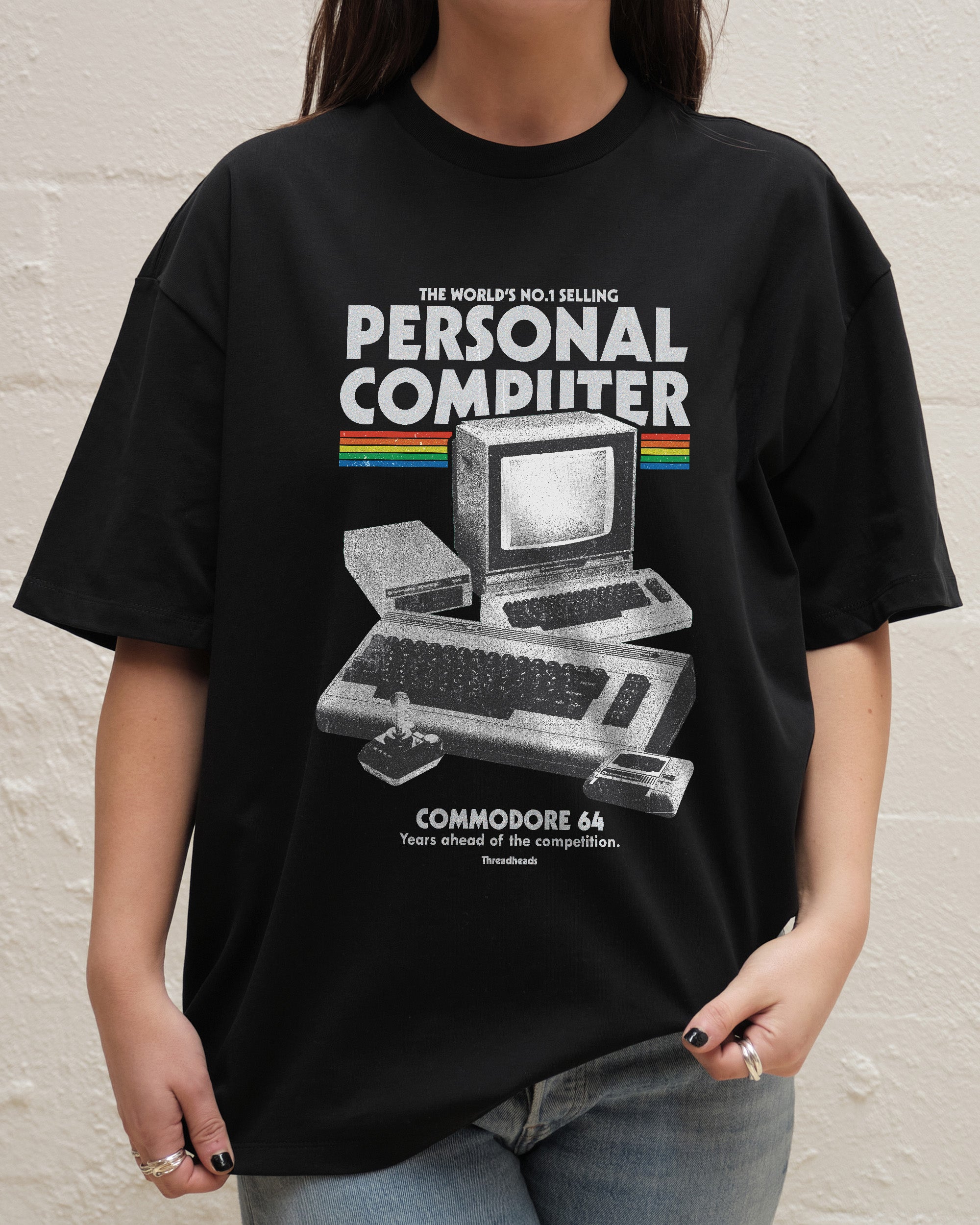 Retro Commodore 64 Oversized Tee Retro Commodore 64 Oversized Tee