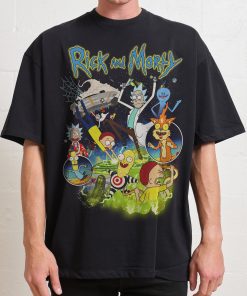 Rick and Morty Vintage Oversized Tee