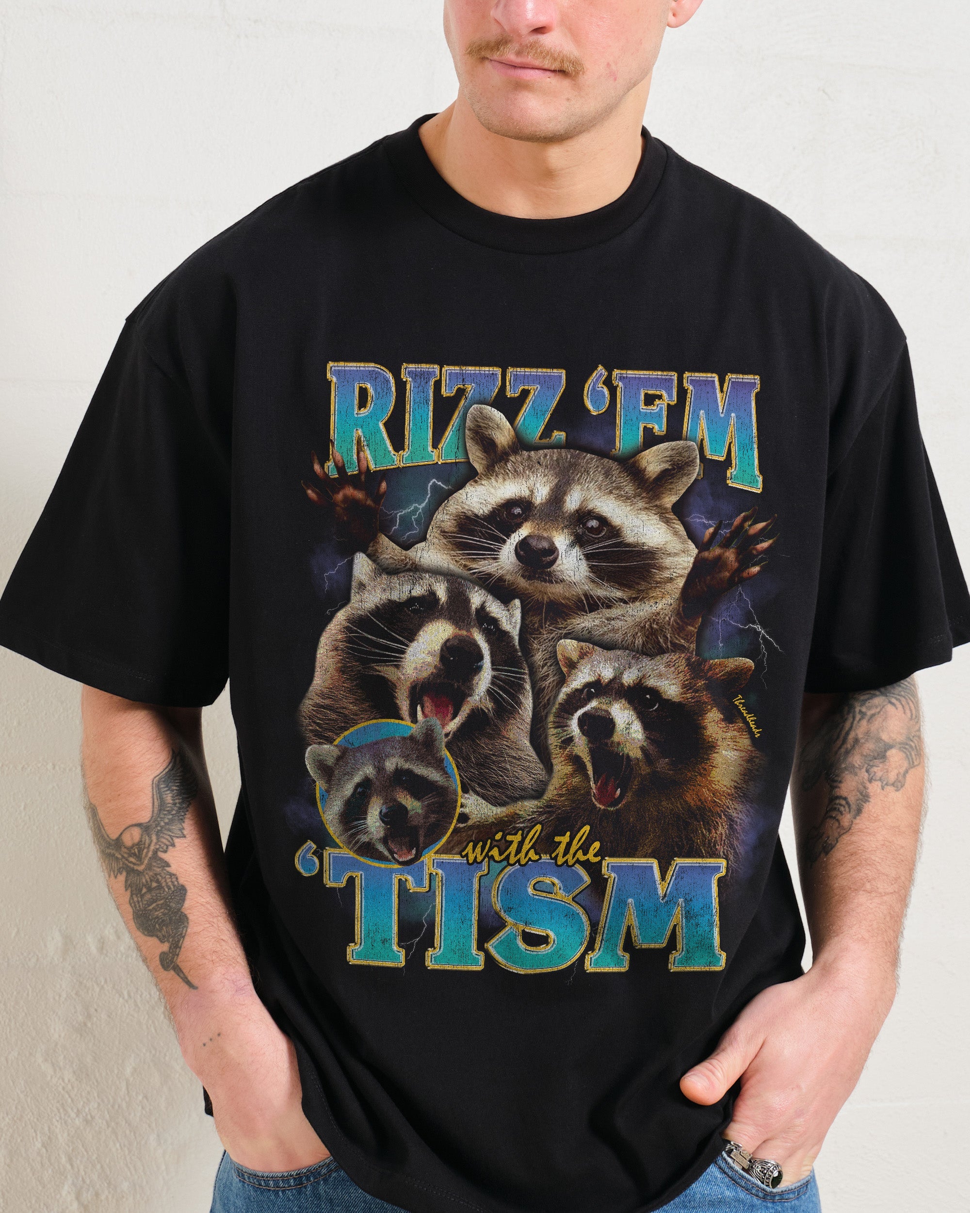 Rizz 'Em With the 'Tism Oversized Tee Rizz 'Em With the 'Tism Oversized Tee