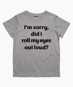 Roll My Eyes Kids T-Shirt