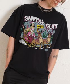 Santa Slay Oversized Tee