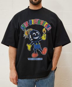 Self Destructive Oversized Tee