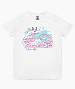 The Great Kawaii Wave Kids T-Shirt