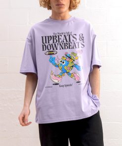 Upbeats & Downbeats Oversized Tee