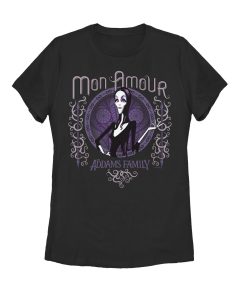 Women’s Addams Family Morticia Mon Amour Portrait T-Shirt