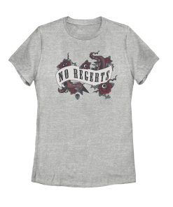 Women’s Addams Family No Regrets Joke Tattoo T-Shirt