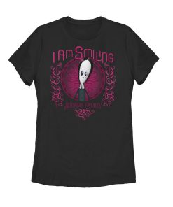 Women’s Addams Family Wednesday I Am Smiling T-Shirt
