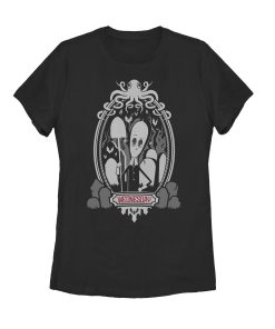 Women’s Addams Family Wednesday Octopus Portrait T-Shirt
