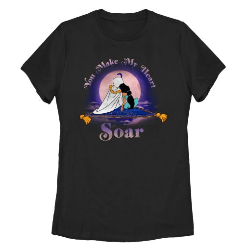 Women’s Aladdin Jasmine Heart Soar T-Shirt