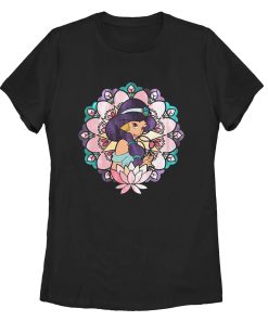 Women’s Aladdin Jasmine Lotus Flower T-Shirt