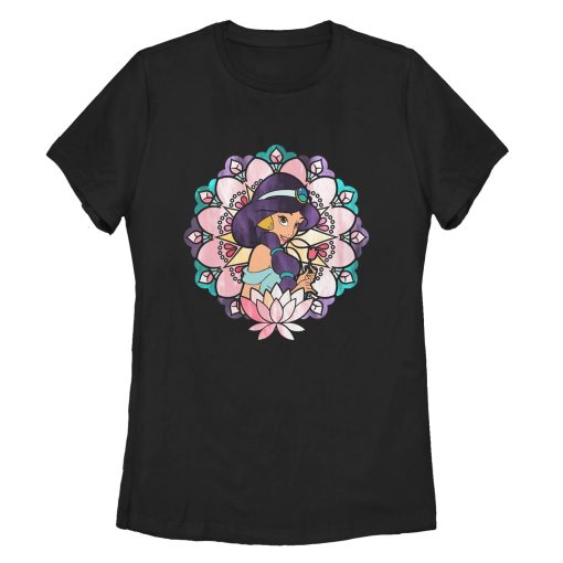 Women’s Aladdin Jasmine Lotus Flower T-Shirt