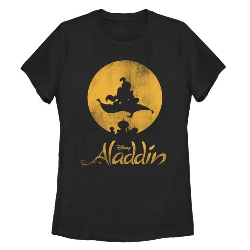 Women’s Aladdin Magic Carpet Ride Silhouette T-Shirt