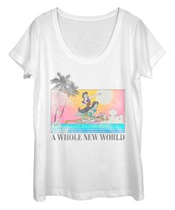 Women’s Aladdin Retro Sunset Scoop Neck